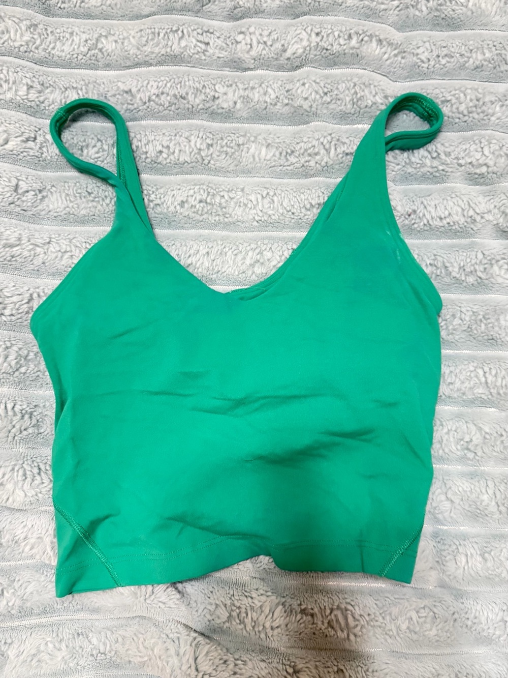 lululemon athletica Emerald Green V-Neck Cropped Camisole